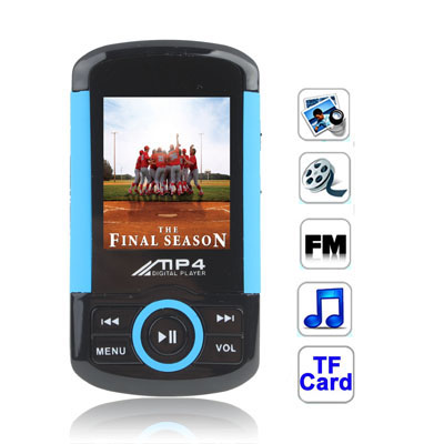 4.3 inch Touch Screen 8GB MP5 Player, Support FM Radio, E-Book, Games, TV Out (Black)